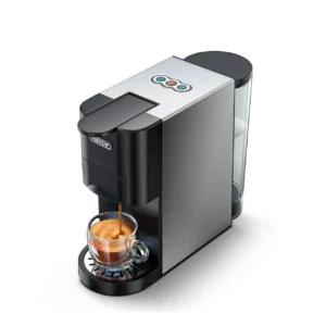 [EU Direkt] HiBREW H3A Kaffemaskin 4in1 Flera Kapslar Espresso Dolce Mjölk & Espresso & ESE Kapsel & Pulver Kaffebryggar