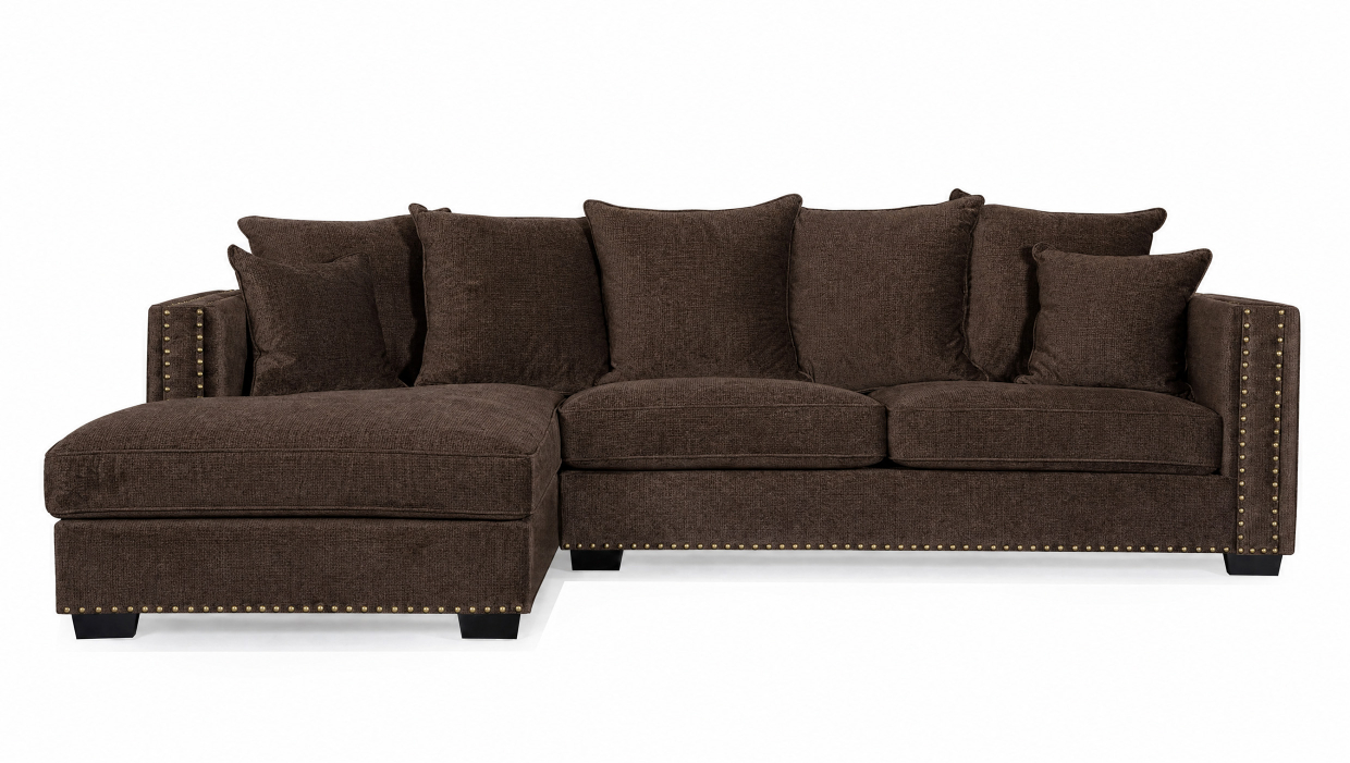 MANHATTAN Divansoffa Vänster Brun MANHATTAN Divansoffa Vänster Brun