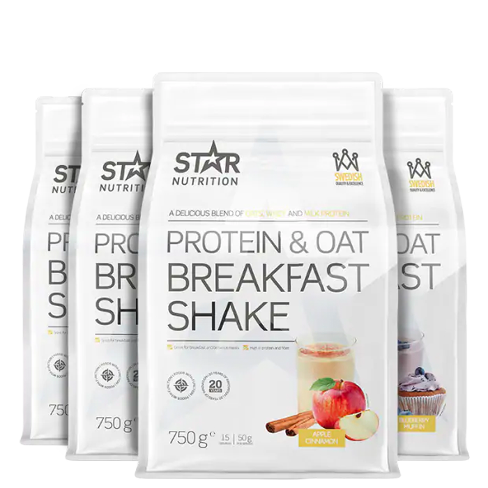 Mix&Match Protein & Oat Breakfast Shake Måltidssersättning 3 kg Mix&Match Protein & Oat Breakfast Shake Måltidssersättning 3 kg