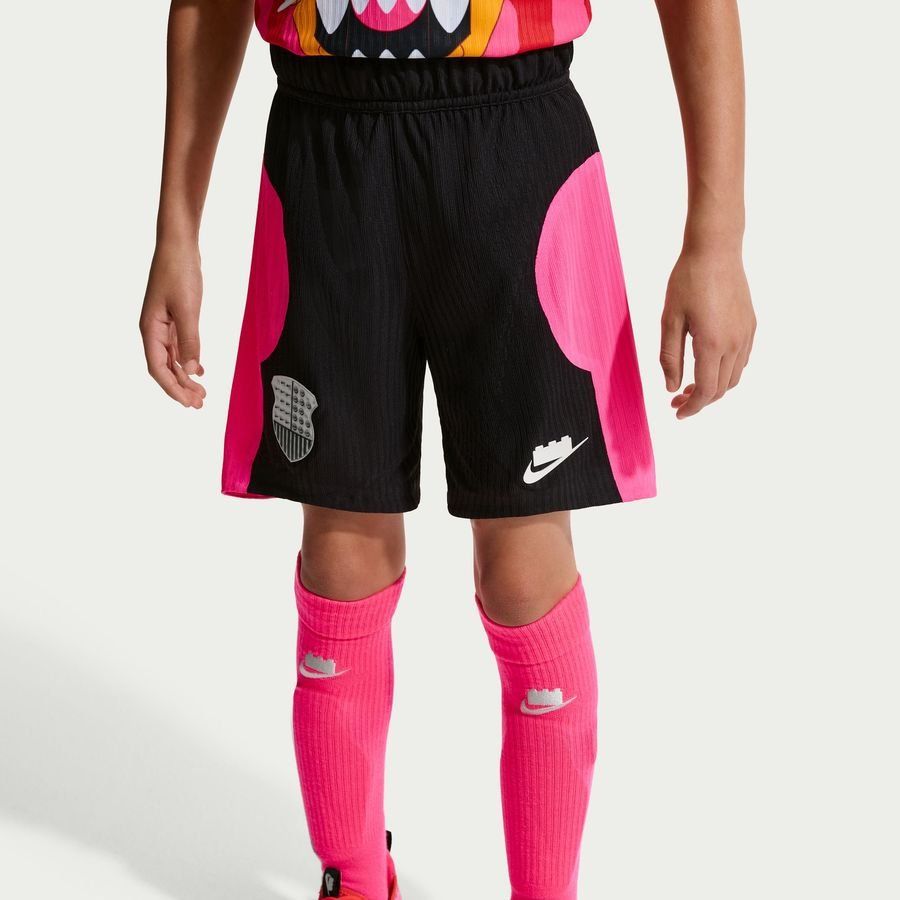 Nike Fotbollsshorts X LEGO® Aero-FIT - Svart/Rosa Barn Nike Fotbollsshorts X LEGO® Aero-FIT - Svart/Rosa Barn