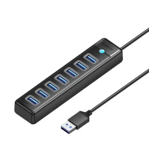Orico 7-i-1 USB3.0-dockningsstation med USB-A3.0x7 multiportar USB-hub-dapter för PC-laptop-dator
