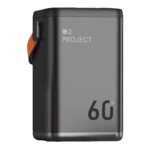 P45W 222Wh 60000mAh Kraft Bank med Smart Kraft Display Extern batteri kraftförsörjning med 2 ingångar & 6 utgångar Stöd