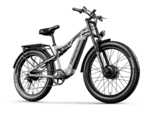 Shengmilo S600 26" Fatbike Elcykel | 2000W Dubbelmotor | 48V 17.5Ah Avtagbart Samsung Batteri | Shimano 7-växlad