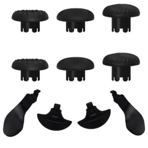 Sticksgreppskålar för PS5 EDGE Elite Controller 6-i-1 8-i-1 10-i-1 slitsade tålig POM- svamphuvud joystick skyddskålar