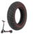 10 tum 10×2.5 elscooter offroad massivt däck – Svart