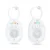 ABM01 2,4 GHz trådlös baby monitor ljud liten portabel babyskärm tvåvägsljud funktion intercom uppladdningsbart batteri