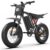 BLUVALL R700 Elektrisk Fatbike, 52V 25Ah Avtagbart Batteri, 20″, Svart