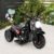 Barnmotorcykel med bubbelmaskin & musik & LED-strålkastare barnmotorcykel svart