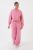 Dam Dsgn Studio Överfärgade 100% Bomull Raka Joggers | Rosa | Storlek Medium