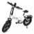 [EU DIRECT] PULUMA EB-FM2.0 Elcykel 48V 15AH Batteri 500W Motor Rekommenderad topphastighet 25KM/H 20*4.0 tum däck 60-80