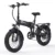 [EU DIREKT] Ridstar H20 Elcykel 48V 15AH Batteri 1000W Motor Rekommenderad Toppfart 25KM/H 20*4.0tums Däck 60-80KM Max R