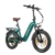 [EU DIREKT] TTGO F8 Elcykel 48V 18AH 250W Momentgivare 25 km/h Maxhastighet 20 Tum Kolfiber Elcykel för Vuxna 150 km Max