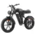 [EU DIREKTIV] SINOHON AB20 Dubbelt Batteri Elcykel 48V 36AH(18AH*2) 1000W Motor Rekommenderad Toppfart 25KM/H 20*4.0 Tum