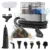 [EU Direct] BlitzHome® BH-C688C 1800W ångtvätt, 17000Pa stark sugkraft, dubbel vattentank, 1100ML rent vatten & 1200ML s