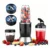 [EU Direct] Teendow BL916AB 1200W 2-i-1 elektrisk smoothie-mixer personlig blender kaffebönsmalare portabelt juicetross