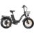 El-fatbike DrVetion CT20, hopfällbar, Samsung-batteri, svart