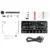 Elektronisk piano-kit 8-tangenters gränssnitt Tre toner 14 inbyggda låtar LED-belysningseffekt 5V strömförsörjning DIY m