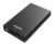 Externt hårddiskkabinett, USB 3.0, 3,5″ HDD, USB-A, svart