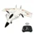 FlyBear FX523 205 mm vingspann 2,4 GHz 2CH EPP RC-flygplan fast ving glider RTF med LED-ljus