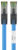 Goobay CAT 8.1 Patchkabel, S/FTP (PiMF), blå 99,9 % syrefri kopparledare (OFC), AWG 24, halogenfri kabelhölje (LSZH), 5 m