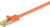Goobay RJ45 patchkabel S/FTP (PiMF), 500 MHz, med CAT 7 råkabel, orange, 1 m LSZH halogenfri kabelhölje, koppar, RJ45-kontakt (CAT 6A)