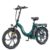 HillMiles MilePort 1 Elcykel 20″ Fatbike, Hopfällbar, 250W Motor, 36V 13Ah Batteri, Shimano 7 Växlar, 100 km Räckvidd
