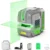Huepar Pro GK011SG Självnivellerande Laser Nivågrön Korslinje 505-520nm Uppladdningsbart Batteri 30m Räckvidd Pulsläge I