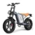 JANSNO X60 Elcykel 48V 23Ah Batteri 750W*2 Dubbel Motorer Rekommenderad topphastighet 25 KM/H 20-tumsdäck 80 KM Max körs