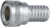 Klick 1/2″ kopplingshus med 3/4″ slangspik + sb.