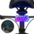 LAOTIE X6 RGB cykel bakljus med trådlös fjärrkontroll, IPX5 vattentät E-bike vändsignalindikatorer, USB-C laddning cykel