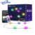 LIXINCORDA 49ft 33LED/ 32.8ft 20LED Smart RGB LED Ljussträngar Utomhus IP65 Vattentålig APP/Fjärrkontroll Musik Synk Pat
