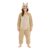 Lulu Monster Beige Onesie Dam Maskeraddräkt – Large