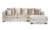 MANHATTAN Divansoffa Höger Beige