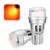 NOVSIGHT 12V T10 Par bil LED-ljuslampor 2W Backljuslampor 188 lm Hög ljusstyrka 3020SMD för blinkersljus