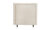 PERLA Sänggavel 140 Sammet Beige