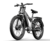 Shengmilo S600 26″ Fatbike Elcykel | 2000W Dubbelmotor | 48V 17.5Ah Avtagbart Samsung Batteri | Shimano 7-växlad