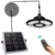 Solar Hängande Lampa Utomhus Inomhus Split Remote Timing Dimbar Solar Lampa Hopfällbar Solbelysning Garage Trädgård Sola