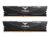 T-FORCE Vulcan – DDR5 – sats – 32 GB: 2 x 16 GB – DIMM 288-pin – 6000 MHz / PC5-48000 – CL38 – 1.25 V – on-die ECC – svart