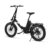 Touroll S3 hopfällbar elektrisk fatbike – lågt insteg, 20″x3,0″ terrängdäck, 450 W motor, upp till 65 km räckvidd, utbytbart batteri