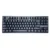 Tysk layout H87 RGB mekanisk gaming-tangentbord 87 tangenter tre-läges hot-swappable 3000mAh-batteri 2.4G/BT/Type-C tråd