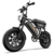 URLIFE T16 Compact Electric Bike, 16″ Fatbike, 624 Wh Battery, Seat Storage Box, Black