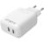 USB-laddare 2 x USB-C PD 45W Vit