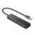 Ugreen USB-A Hub med 4x USB-A 3.0-portar, 15 cm – Svart