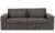 VIKELAND 3-sitssoffa Randig Beige/Svart