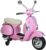 Vespa PX150 12V -elektrisk moppe, rosa