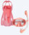 Watery snorkelset för barn (4-10) – Launch/Alton – Rosa – Snorkelset barn (4-16 år)