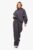 boohoo Dam Petite OverStorlekd Hoodie Och Pintuck Raka Joggingbyxor Träningsset | Kolgrå | Storlek Medium
